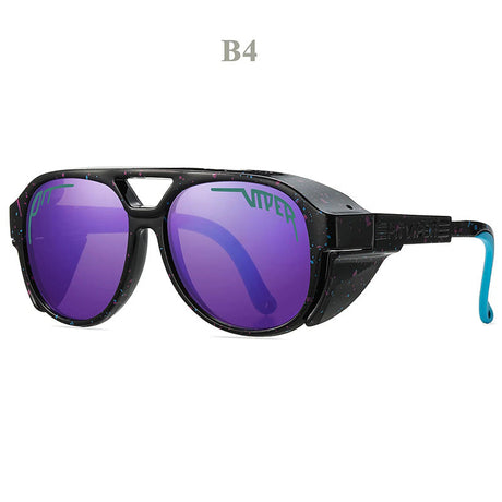 Protective Motorcycle Sunglasses  UV400 TAC Lens Shield - Product detail 6