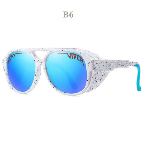 Protective Motorcycle Sunglasses  UV400 TAC Lens Shield - Product detail 8