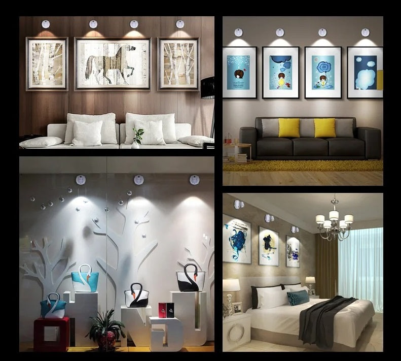 Remote Control LED Spotlight  Wireless Dimmable Accent Light - Product example