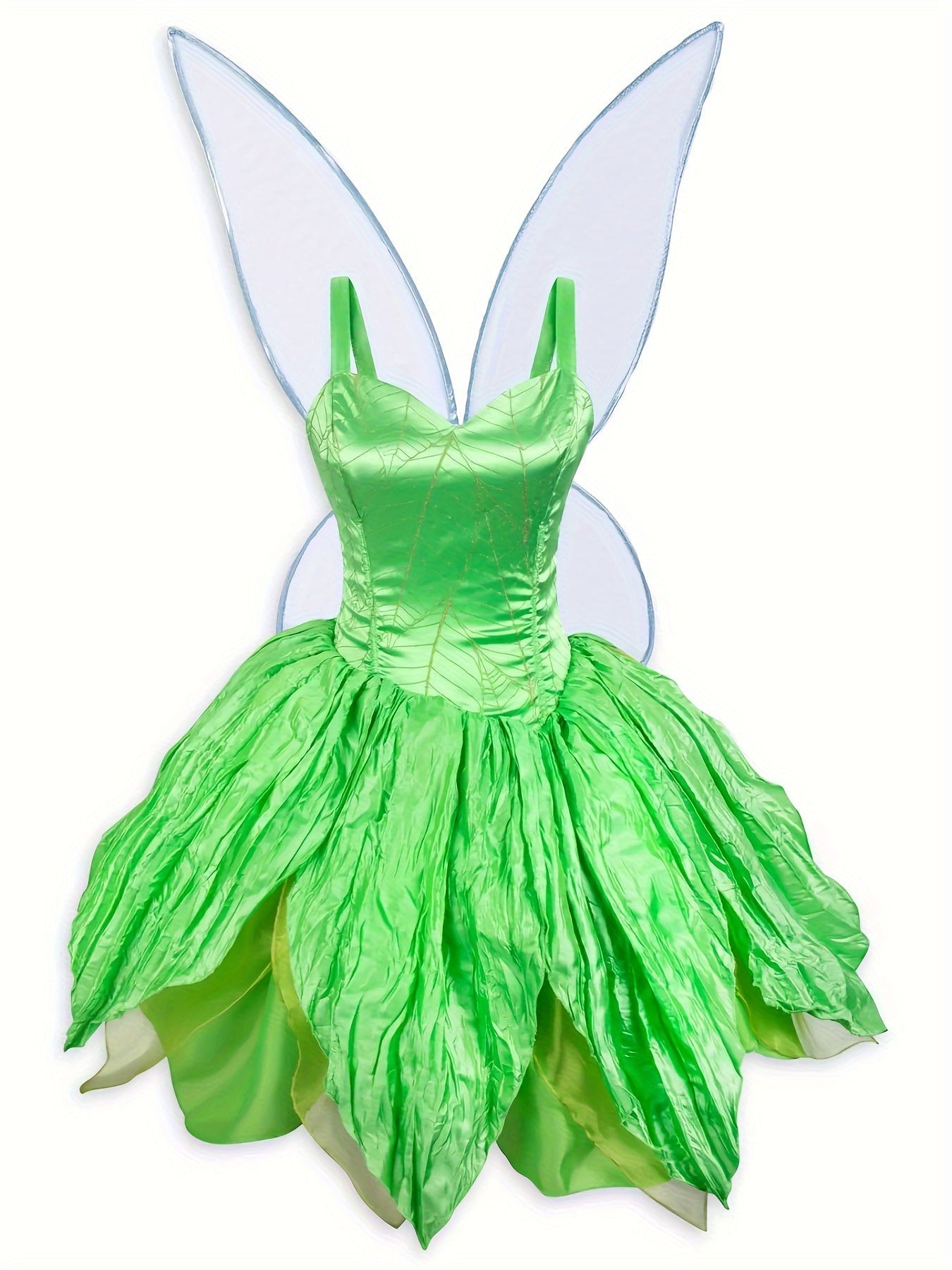 Fairy Mini Dress  Layered Tulle Wings Halloween Costume - Detailed view