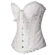 Victorian Waist Trainer Corset  Boned Jacquard Pattern - Product detail 8