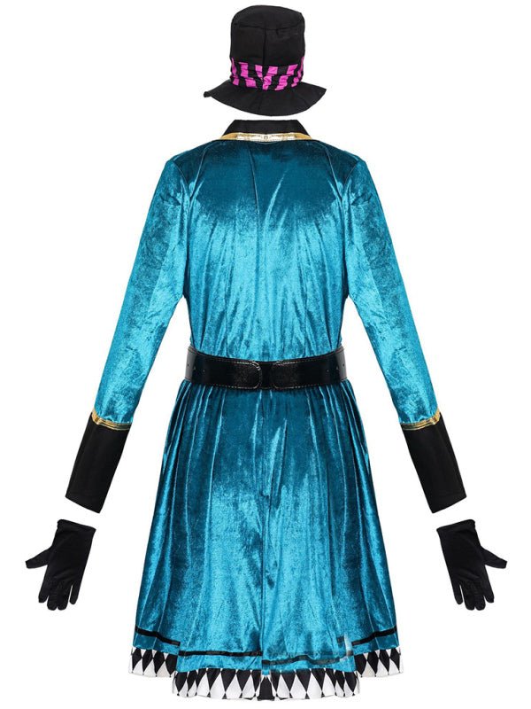 Womens Halloween Dress  Fantasy Mad Hatter Mini Costume Look - Product detail 5