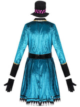 Womens Halloween Dress  Fantasy Mad Hatter Mini Costume Look - Product detail 5