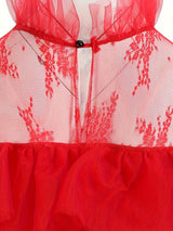 Womens Gothic Lace Halloween Costume Dress  Tiered Maxi Gown - Product detail 7