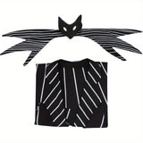 Womens Gothic Striped Halloween Costume Dress  Mini Outfit - Product example