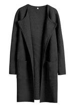 Minimalist Wool Blend Coat  Wide Lapel Relaxed Design - Product detail 8