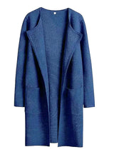 Minimalist Wool Blend Coat  Wide Lapel Relaxed Design - Product detail 10