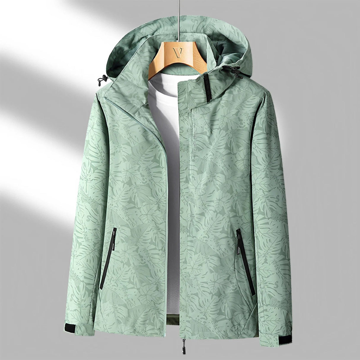 Floral Waterproof Jacket  Lightweight Pink Outdoor Shell - Product detail 5