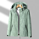 Floral Waterproof Jacket  Lightweight Pink Outdoor Shell - Product detail 5
