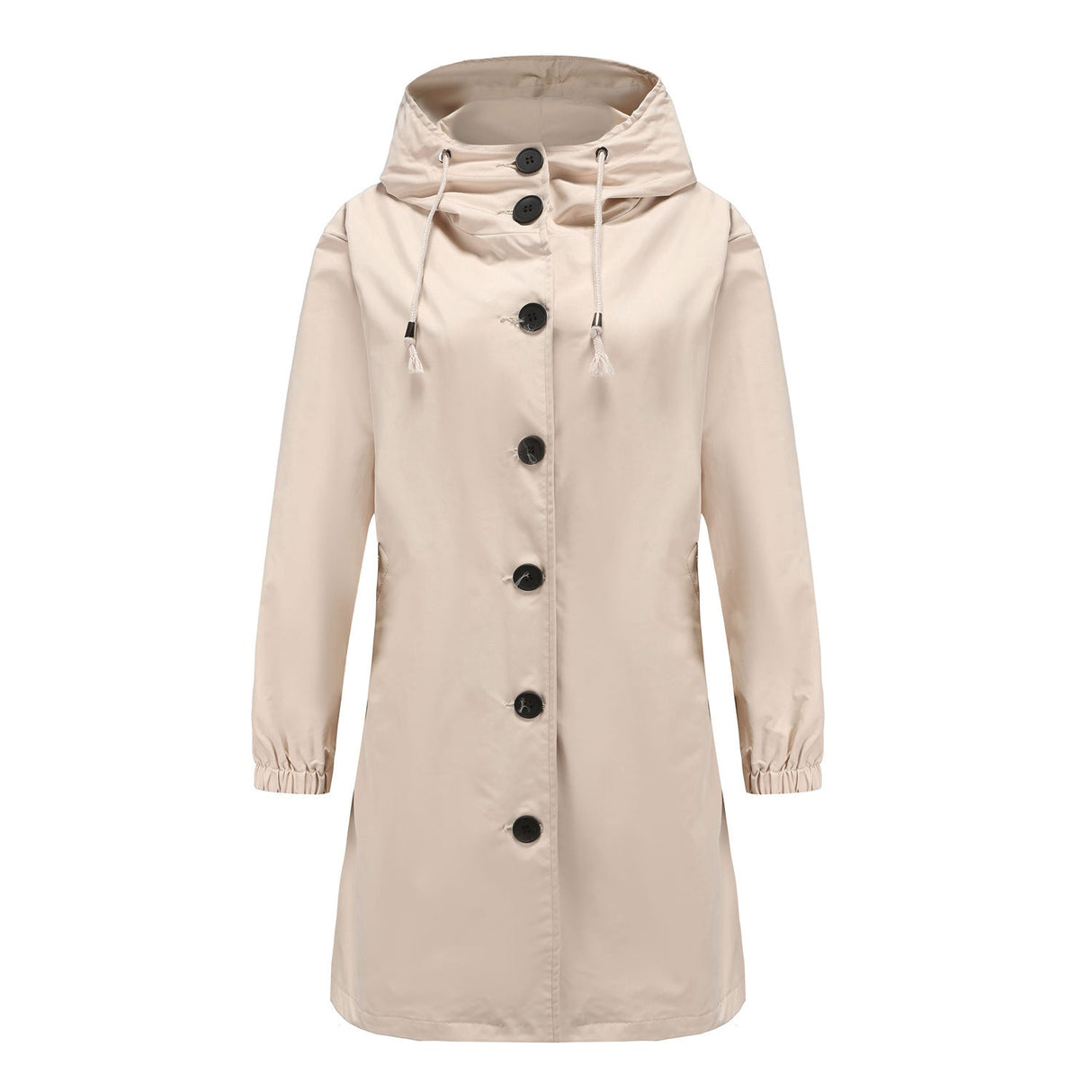 Waterproof Rain Jacket  Lightweight Hooded Windbreaker - Detailed view