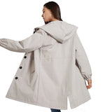 Waterproof Rain Jacket  Lightweight Hooded Windbreaker - Product detail 4