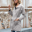 Waterproof Rain Jacket  Modern Relaxed Fit Design - Detailed view