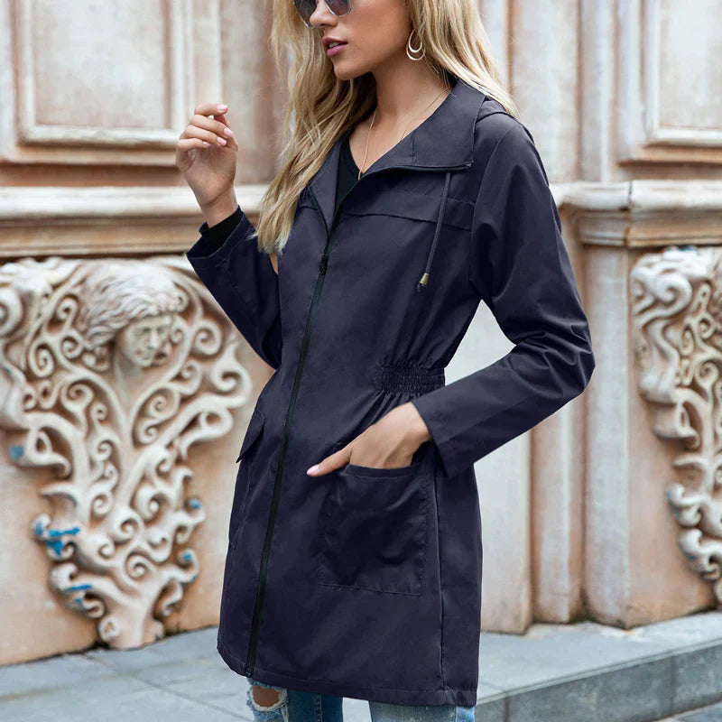 Waterproof Rain Jacket  Modern Relaxed Fit Design - Product detail 4