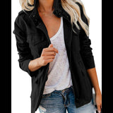 Military Utility Jacket  Cotton Blend Four-Pocket Design - Product example