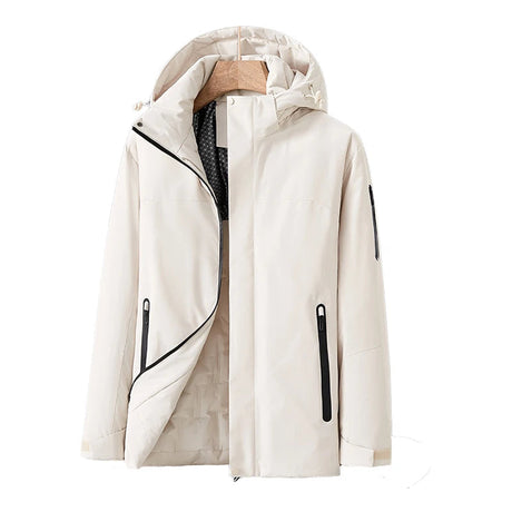 Outdoor Quilted Jacket  Water-Resistant Pink Panel Design - Product detail 11