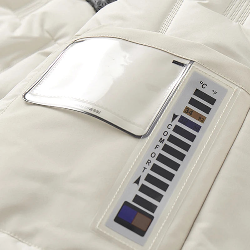 Outdoor Quilted Jacket  Water-Resistant Pink Panel Design - Product detail 6