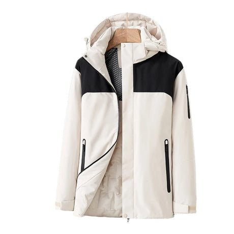 Outdoor Quilted Jacket  Water-Resistant Pink Panel Design - Product detail 8