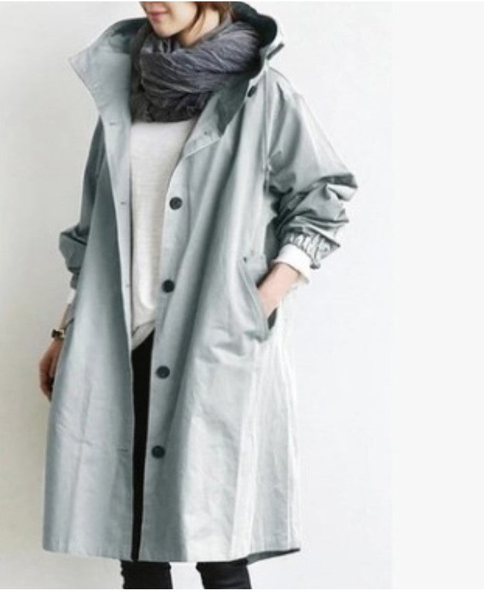 Essential Waterproof Rain Jacket  Lightweight Hooded Womens Windbreaker - Product detail 4