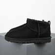 Womens Winter Ankle Boots  Fur Lined Platform Design - Product showcase