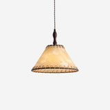 Fabric Pendant Light  Natural Wood Trim Design - Product detail 29