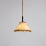 Fabric Pendant Light  Natural Wood Trim Design - Product detail 31