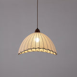 Fabric Pendant Light  Natural Wood Trim Design - Product detail 32