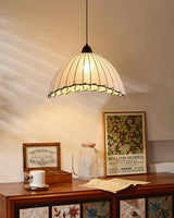 Fabric Pendant Light  Natural Wood Trim Design - Product detail 33