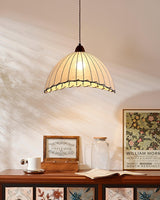 Fabric Pendant Light  Natural Wood Trim Design - Product detail 36