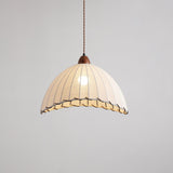 Fabric Pendant Light  Natural Wood Trim Design - Product detail 37