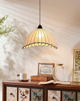 Fabric Pendant Light  Natural Wood Trim Design - Product detail 41