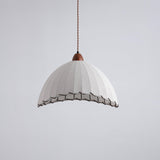 Fabric Pendant Light  Natural Wood Trim Design - Product detail 42