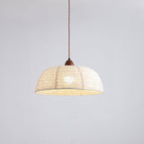 Fabric Pendant Light  Natural Wood Trim Design - Product detail 50