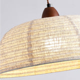 Fabric Pendant Light  Natural Wood Trim Design - Product detail 19