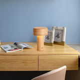 Modern Wooden Table Lamp  Natural Ash Mushroom Design - Product detail 9