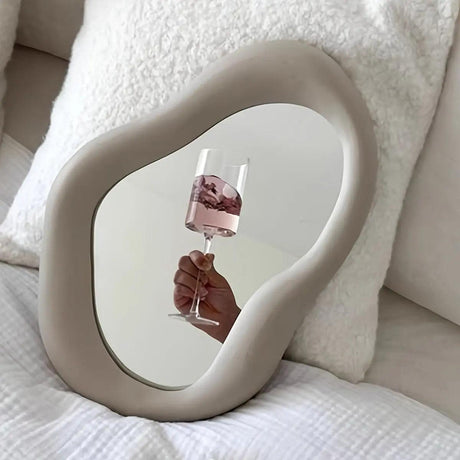 Organic Wall Mirror  Fluid Curved Frame Design - Product detail 6