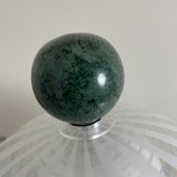 Modern Marble Table Lamp  Green Base Glass Dome Design - Product detail 11