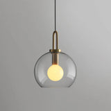 Modern Glass Pendant Light  Frosted Globe Design - Product detail 22