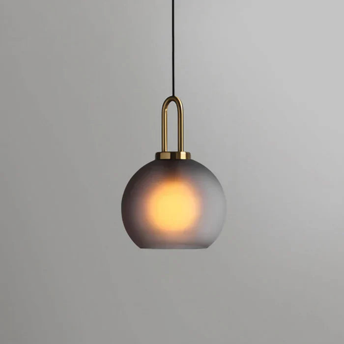Modern Glass Pendant Light  Frosted Globe Design - Product detail 19