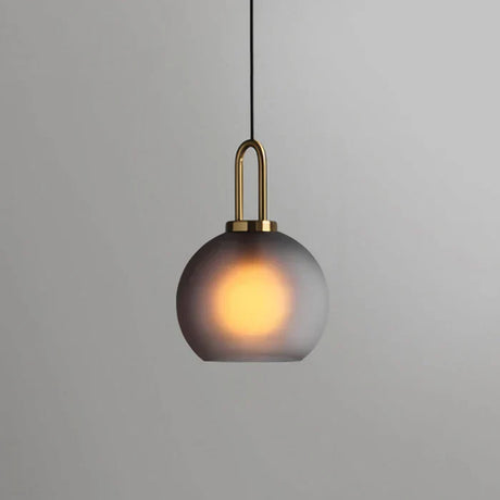 Modern Glass Pendant Light  Frosted Globe Design - Product detail 19