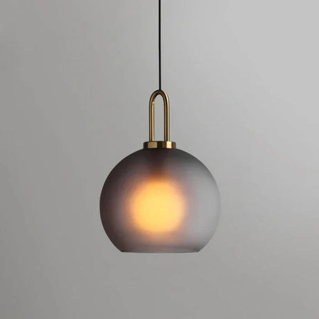 Modern Glass Pendant Light  Frosted Globe Design - Product detail 21