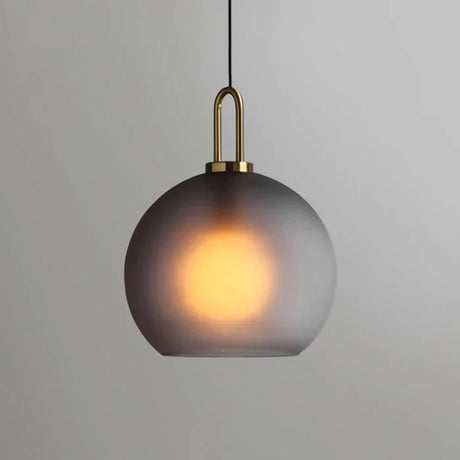Modern Glass Pendant Light  Frosted Globe Design - Product detail 23
