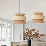 Rattan Pendant Light  Natural Woven Cane Design - Product example