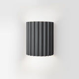 Modern Resin Wall Light  Ribbed Cylinder Design - Product detail 7