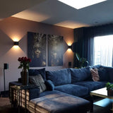Modern Wall Light  Motion Sensor LED Cube Design - Detailed view