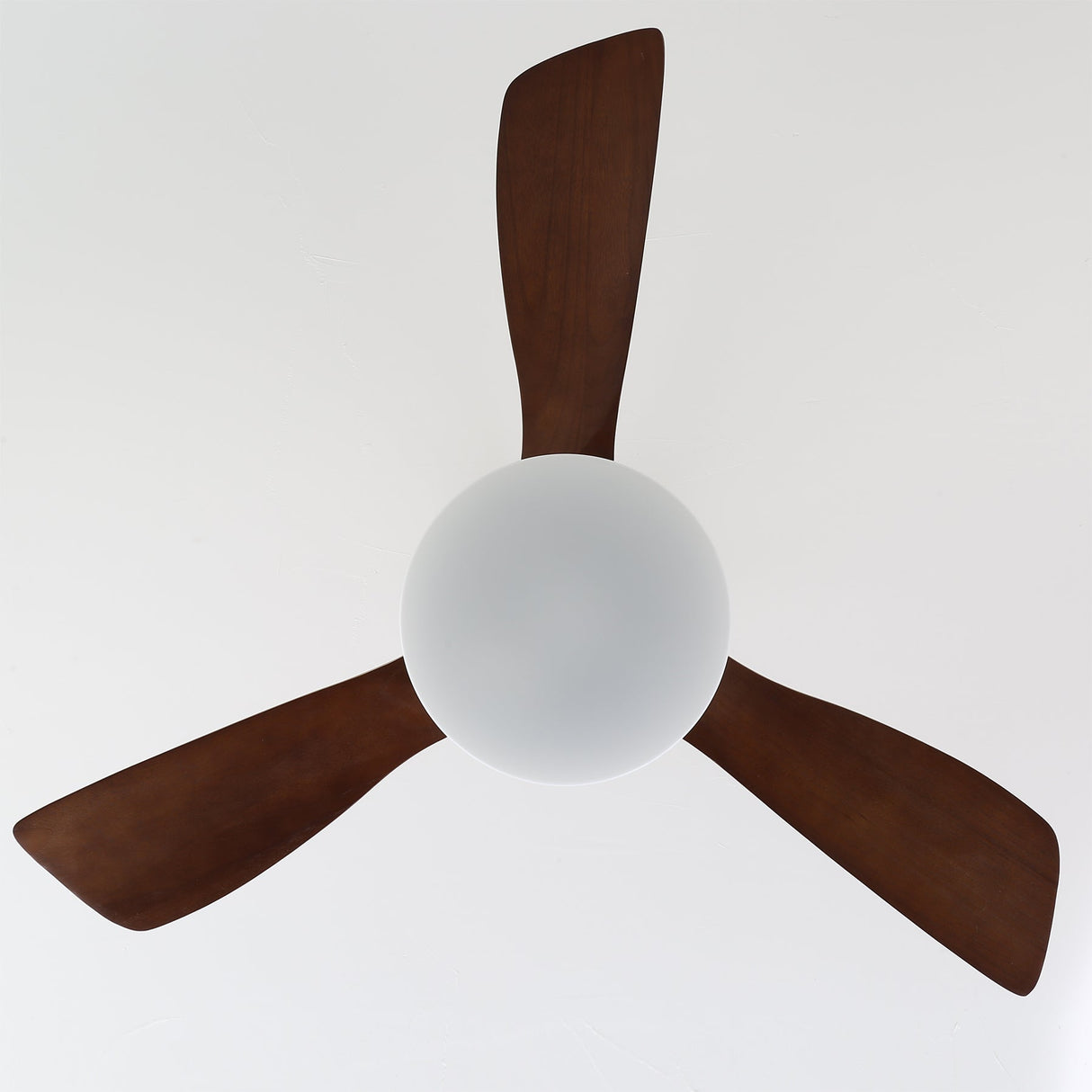 Modern Wooden Ceiling Fan  Brushed Nickel LED Light Kit - Product detail 12