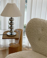 Modern Table Lamp  Chrome Stacked Spheres Base - Product detail 13