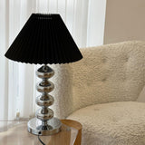 Modern Table Lamp  Chrome Stacked Spheres Base - Product detail 5