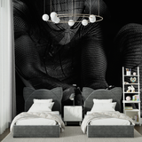 Spiderman Mural Wallpaper | Black Textured Design