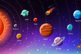 Space Mural Wallpaper | Solar System and Planets Design