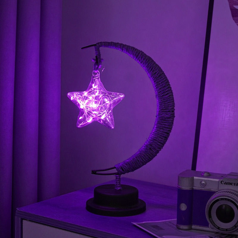 Moon Table Lamp  Glass Globe LED String Light - Product detail 25